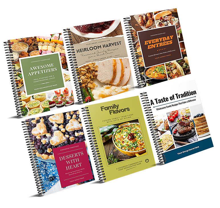 Professionally designed ReadyMade cookbook fundraising available on CookbookFundraiser.com